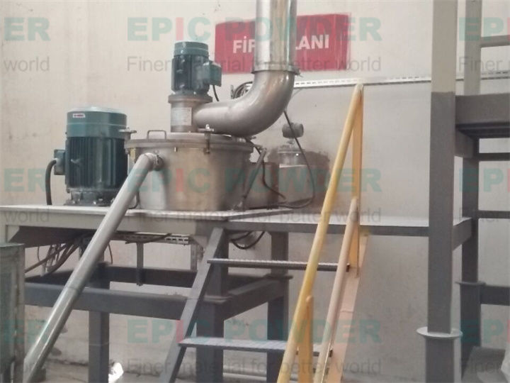 Powder equipment display diagram