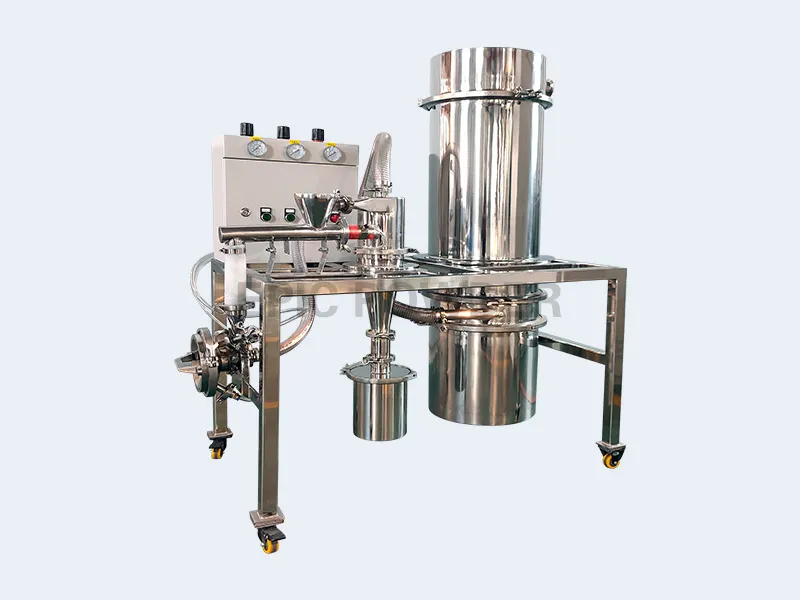 Flat jet mill